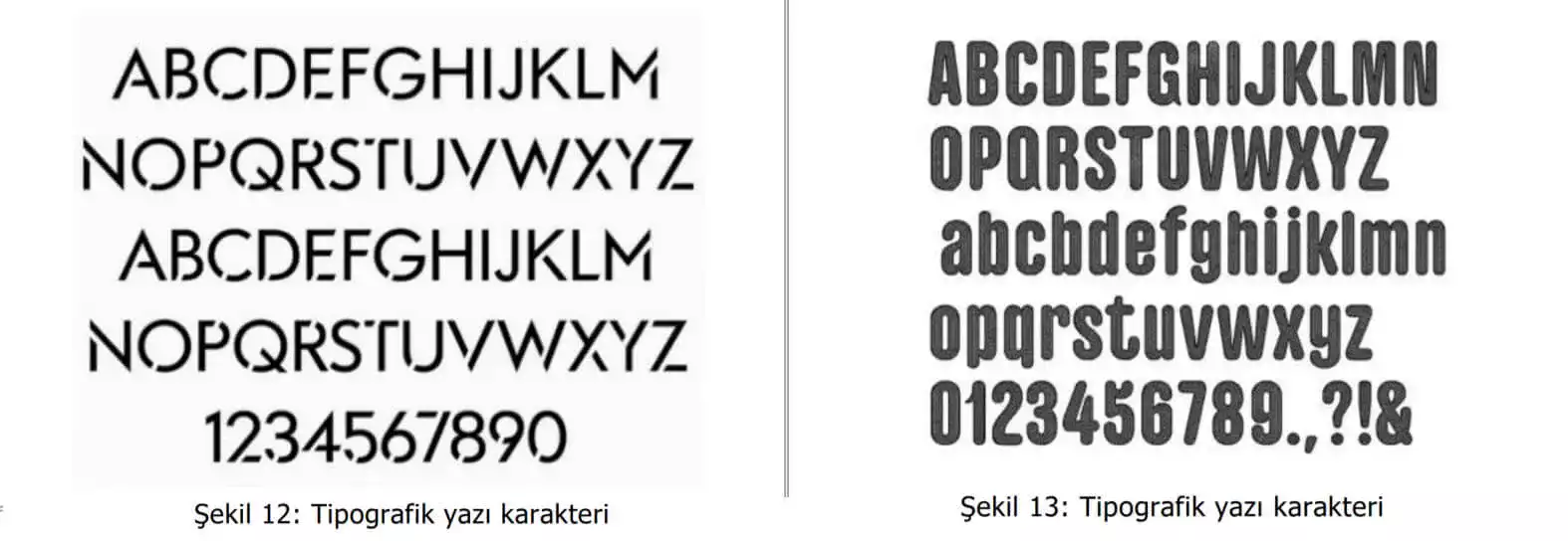 tipografik yazı karakter örnekleri-Gaziantep Web Tasarım